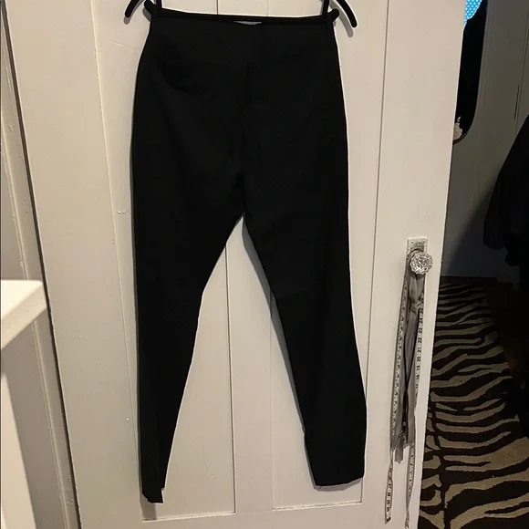 Men’s Straight Leg Black Wool Theory Trousers - Picture 3 of 5